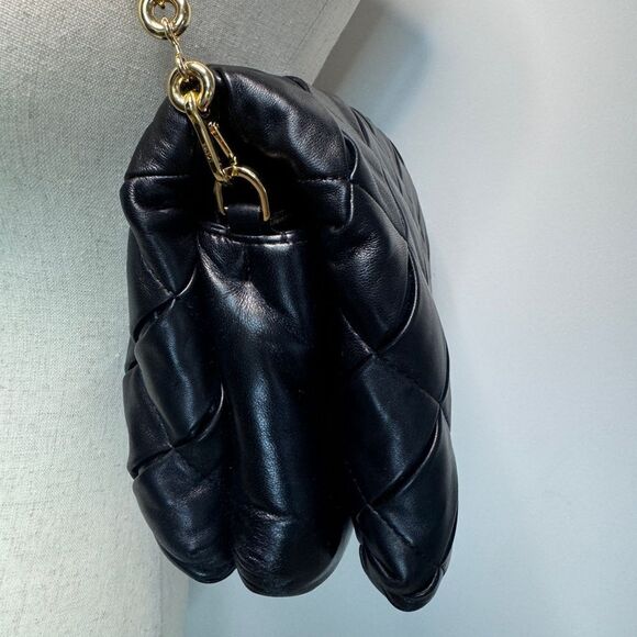 Loewe Puffer Goya Pleated Shiny Lambskin - Black NWT - Picture 5 of 10